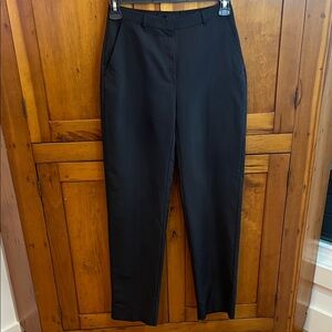 Burberry Elegant Black Silk Blend Women's Trousers